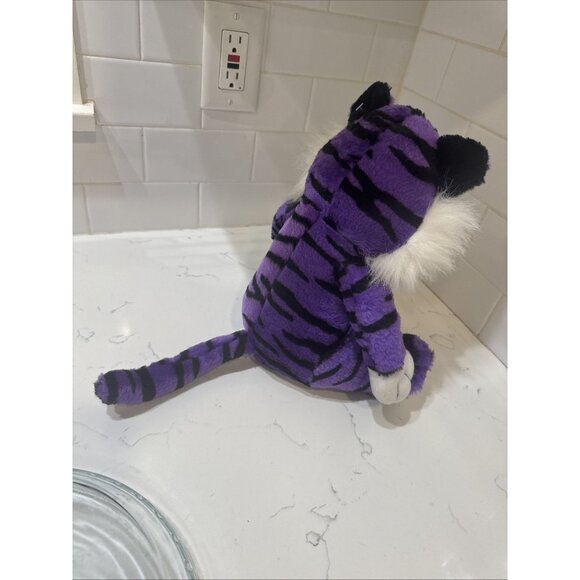 Vintage Purple & Black Tiger Plushland Toy Company 1999 plush - Picture 7 of 8